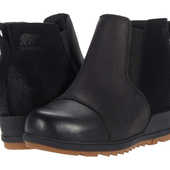 SOREL Evie Pull-On Boot Bootie Black 11 - Picture 2 of 13